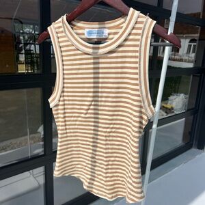 Striped Sleeveless Top